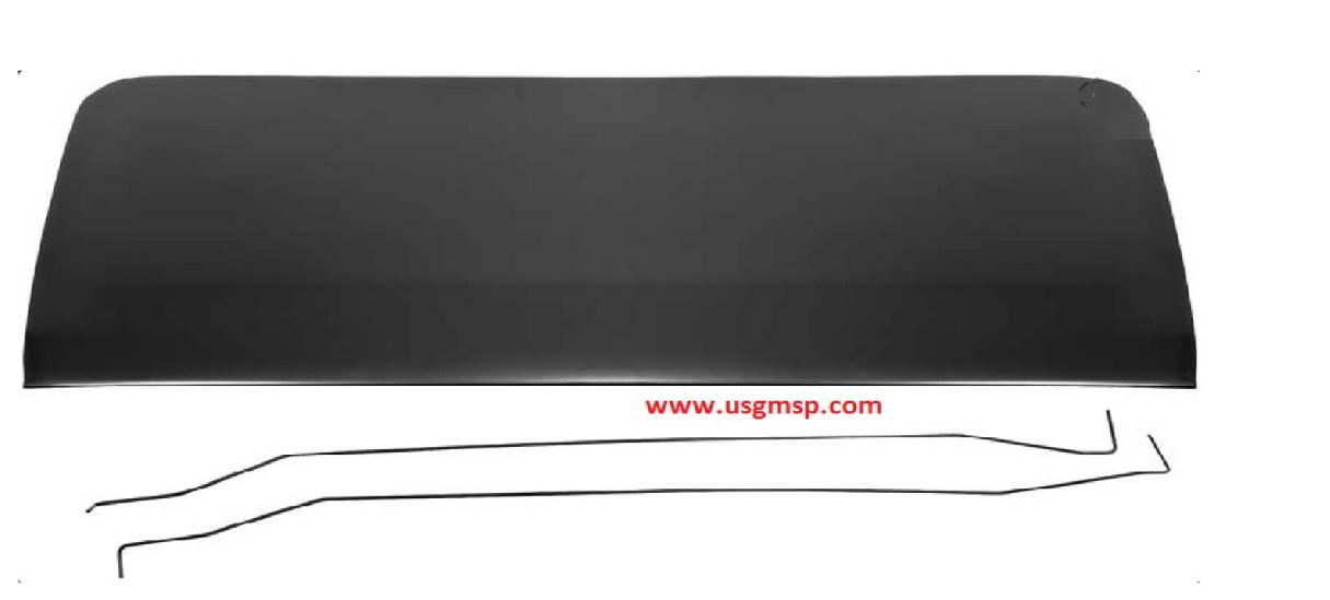 Trunk Lid: 67-9 F ALLOY w/springs